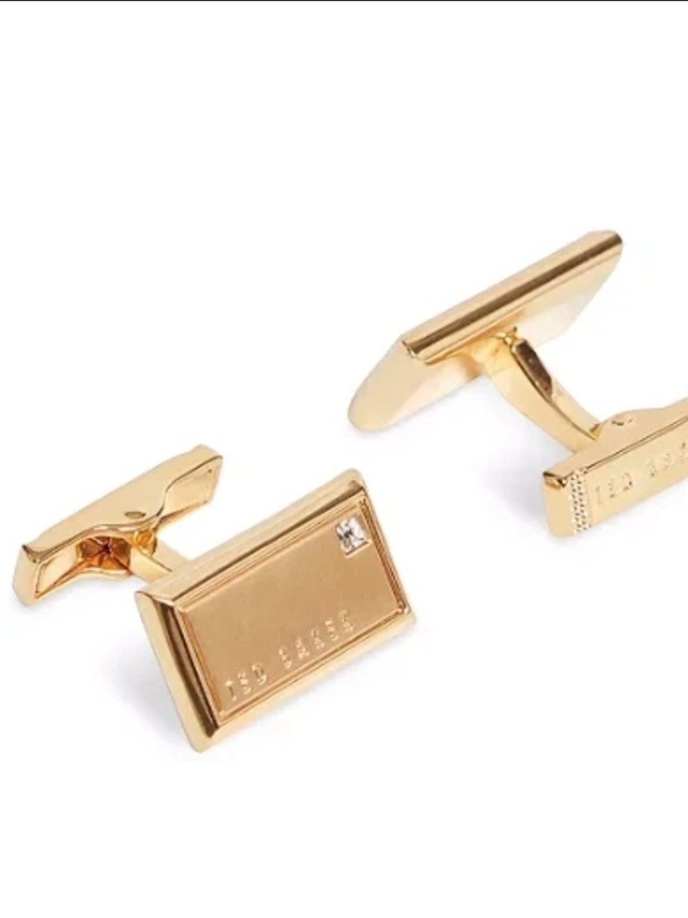 Ted Baker Kristol Brushed Metal Cufflinks New